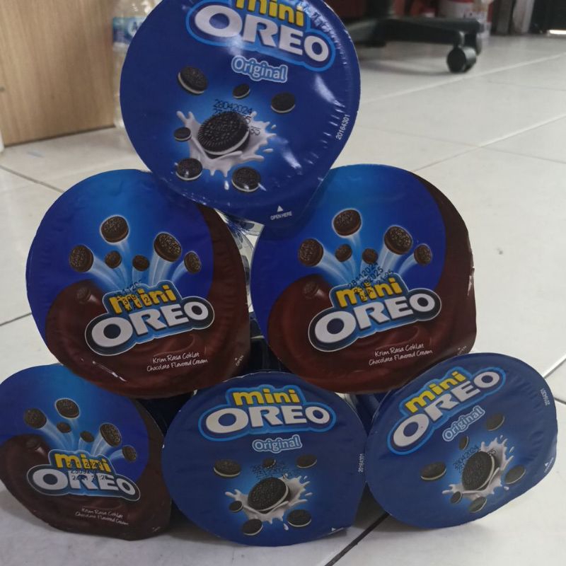 

Oreo mini 27.6g (2000)(wajib beli tambahan pekingan)