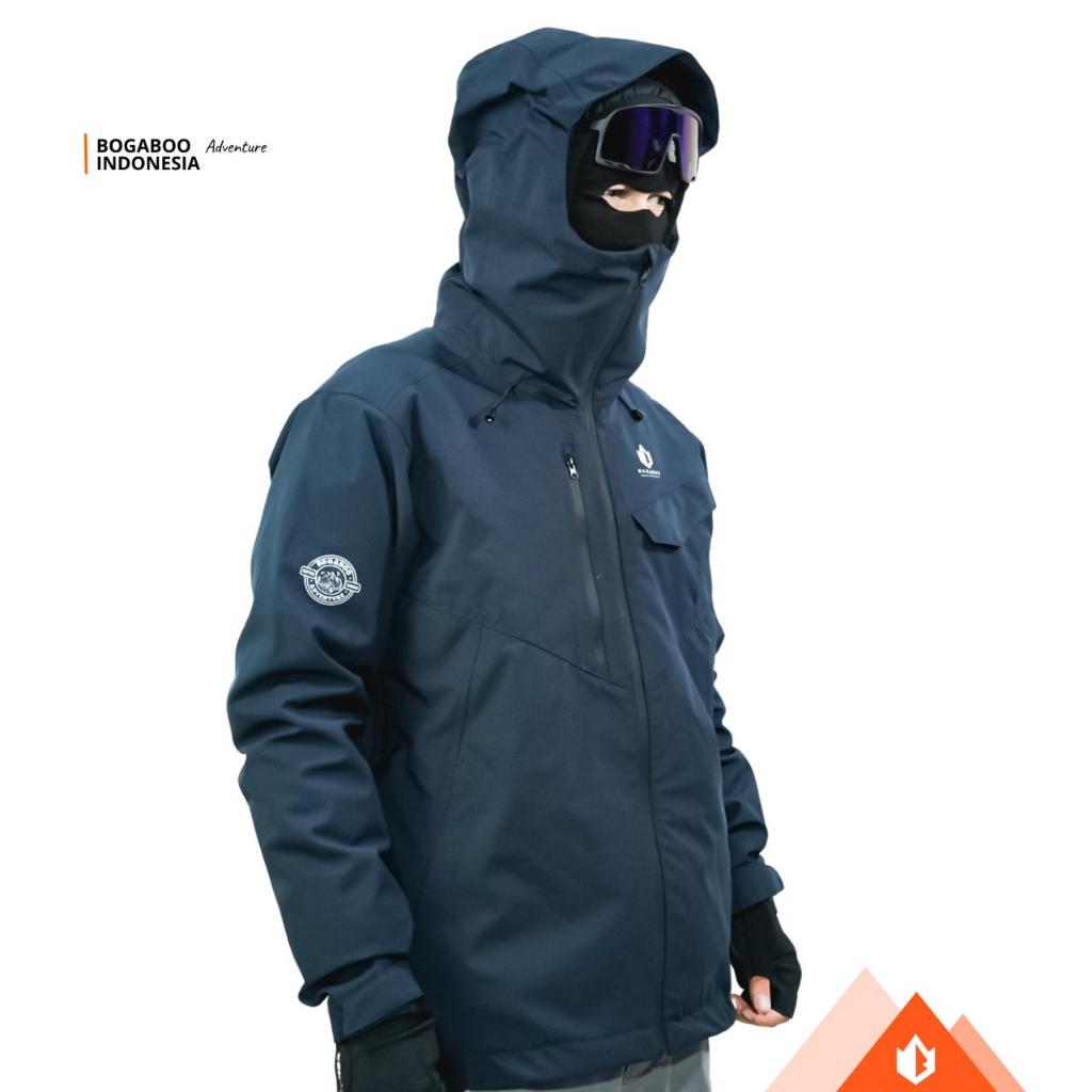 BOGABOO JACKET  3 LAYER SIGMA WATERPROOF Pria Wanita  - JAKET GUNUNG Gorpcore - Jaket Anti Air dan w