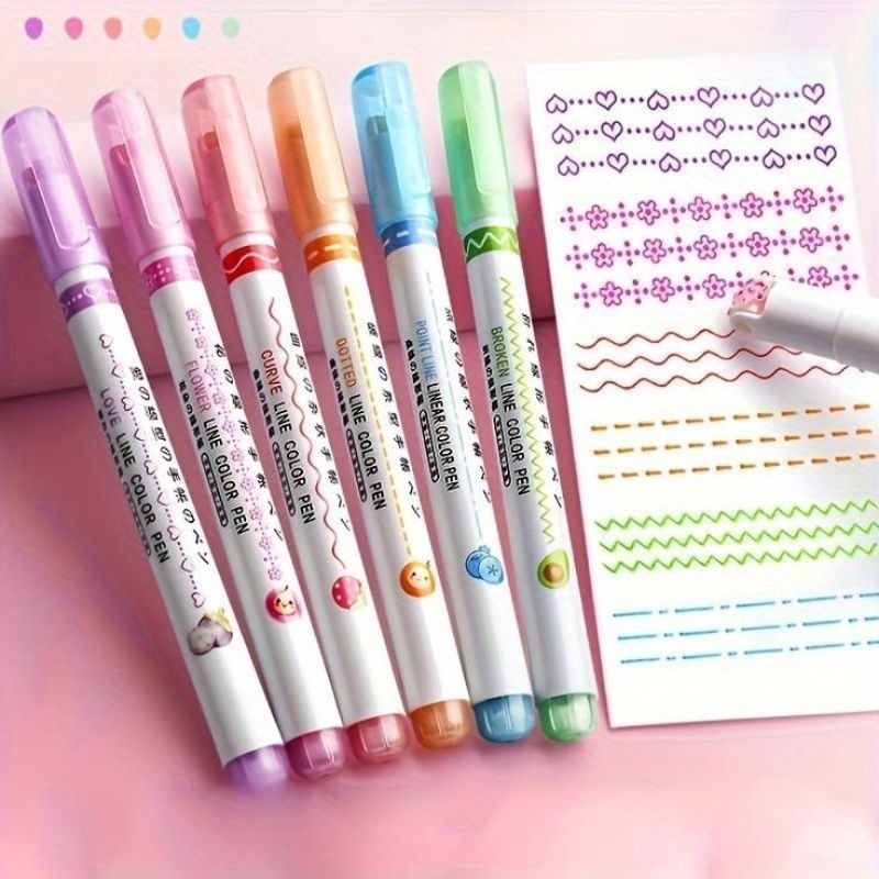 

Pulpen Spidol Linear Motif Bergambar Garis