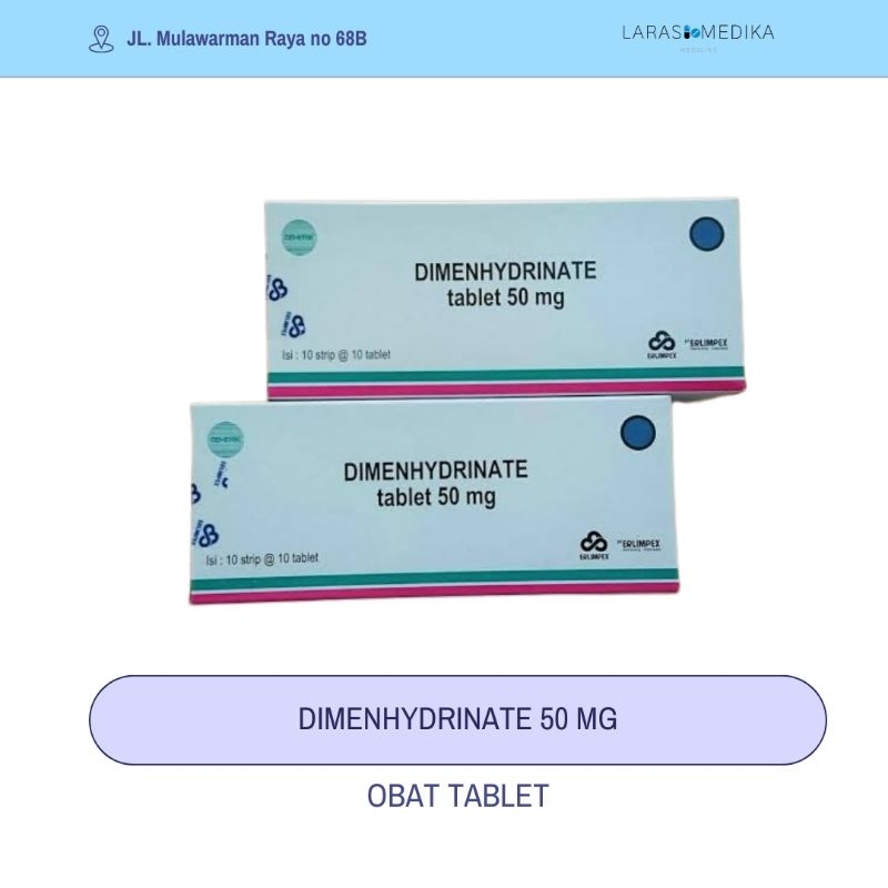 Dimenhydrinate 50mg Tablet (Strip)