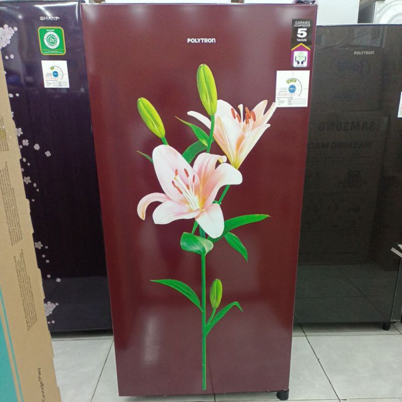 KULKAS POLYTRON 1 PINTU 168LITER PRB 177/POLYTRON PRB 177