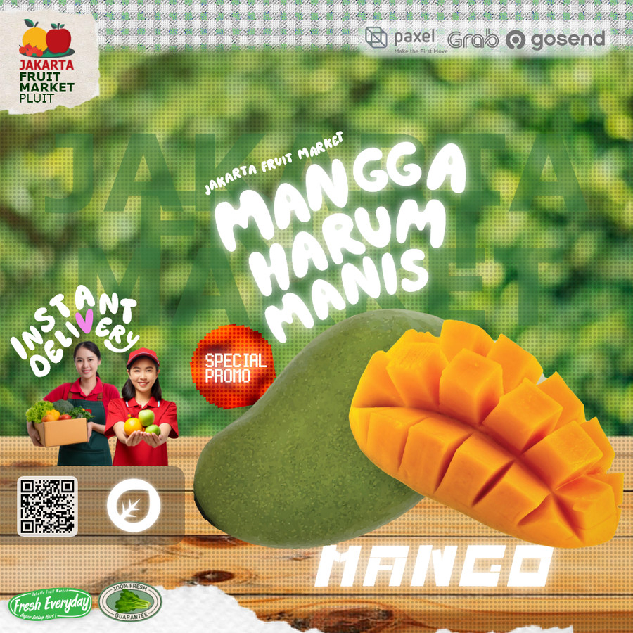 

Mangga Lily Harum Manis Super Premium buah lili Matang & Tua Pohon kiloan
