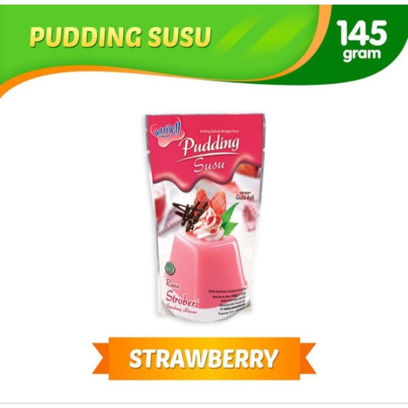 

Nutrijell Puding Instan Instan Susu Stroberi 145 g