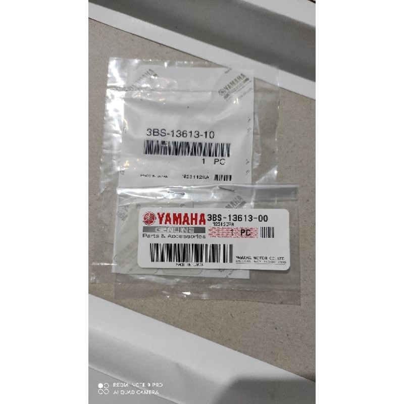 LIDAH MEMBRAN RXZ ORIGINAL JAPAN YAMAHA GENUINE PART ATAS DAN BAWAH