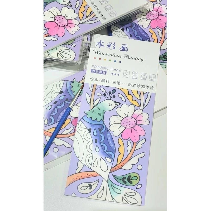 

1 SET PAKET LUKIS / PAKET MELUKIS ANAK 12 Lembar