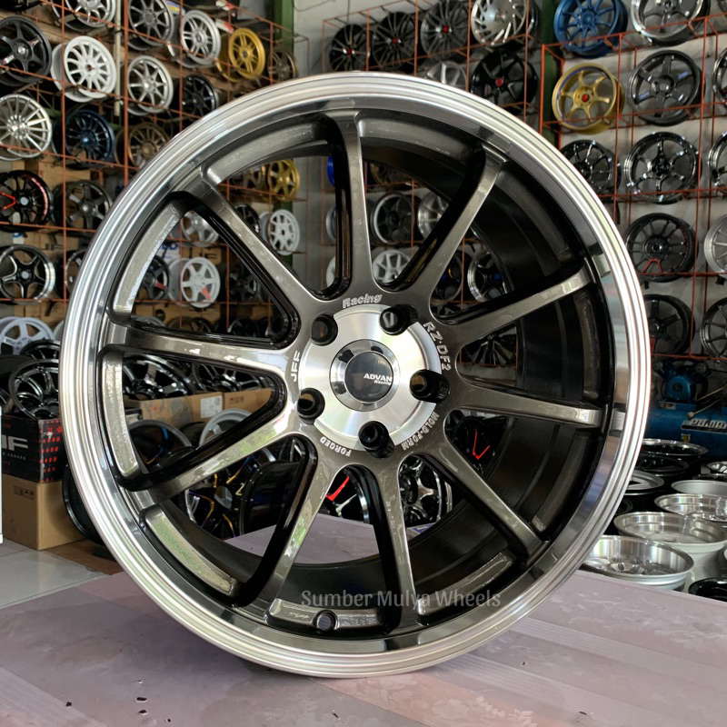 Velg R18 Advan RZF2 by jf luxury. Sumber Mulya Wheels. velg mobil Semarang