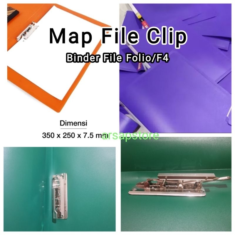 

ASP159 Map File Mika File F4/Folio Clip Besi