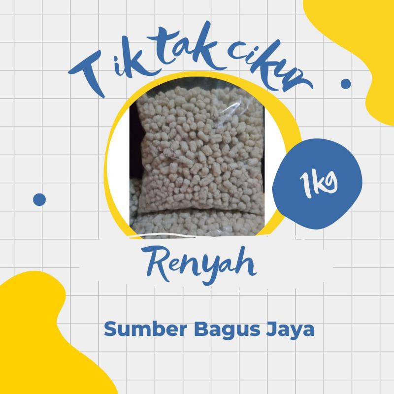 

Pilus Tiktak Cikur Renyah 1Kg