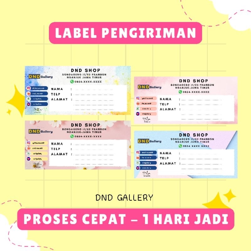 

STIKER PENGIRIMAN OLSHOP / LABEL PENGIRIMAN OLSHOP / LABEL PENGIRIMAN ONLINE SHOP / LABEL PENGIRIMAN TOKO