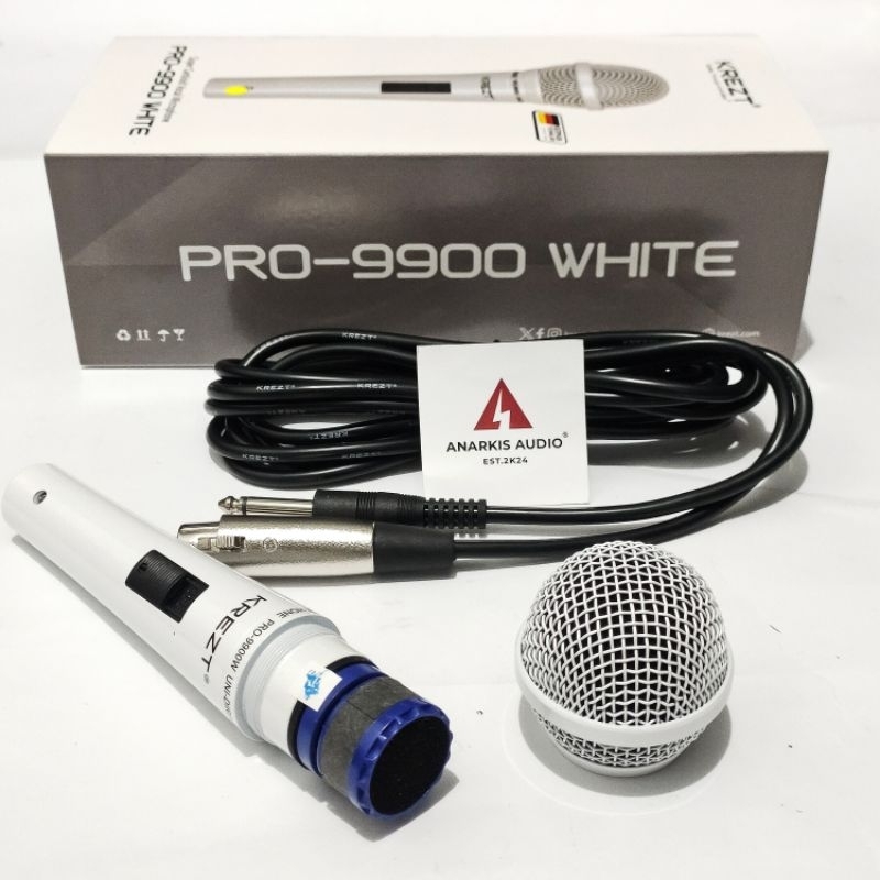 MIC MICROPHONE KREZT PRO 9900 ORIGINAL MIC KREZT PRO 9900 DYNAMIC MICROPHONE