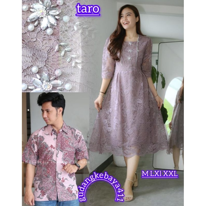 baju pasangan/couple brokat/ baju sarimbit/kebaya couple/dress couple