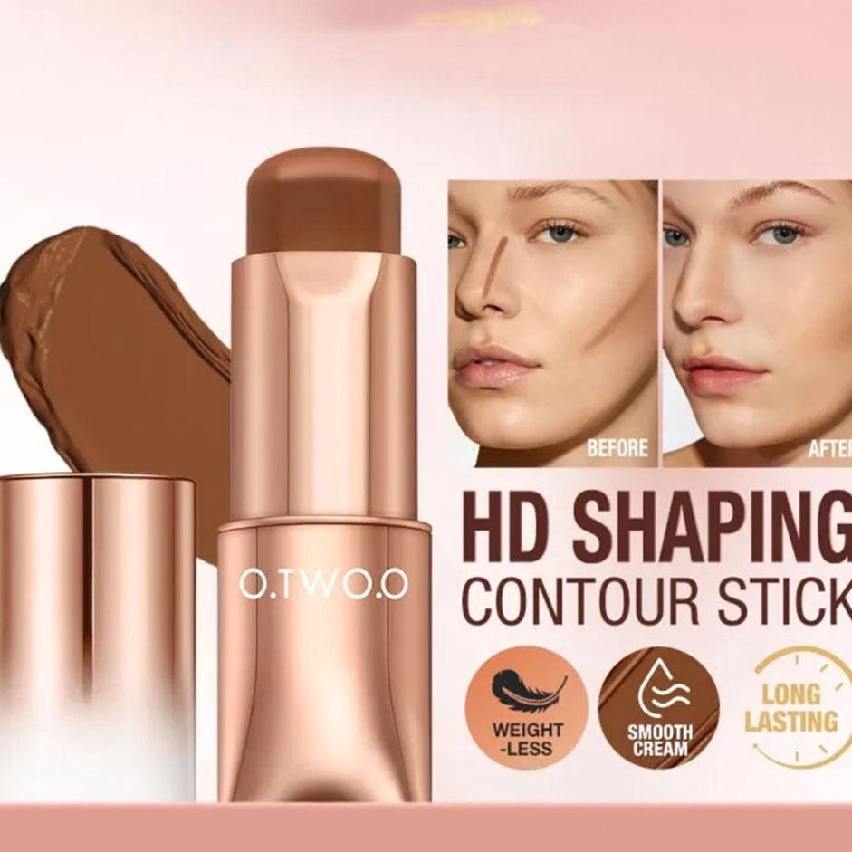 Kejar Harga OTWOO Contour Stick Cream Longwear Lightweight Brighten Stick Easy To Sculpt Face Concea