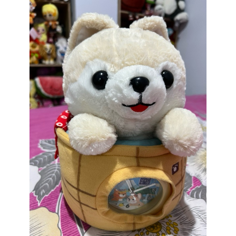 Boneka Guguk Shiba Amuse mandi dalam Gentong 30 Cm