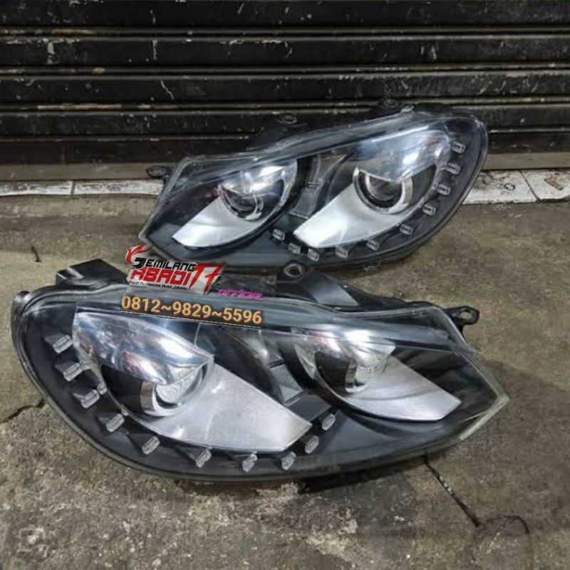 headlamp vw golf mk6 GTI original satua  LED facelift