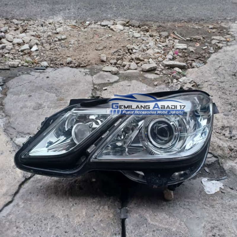 headlamp mercedes bens w212 2009 2010 original dobel lensa