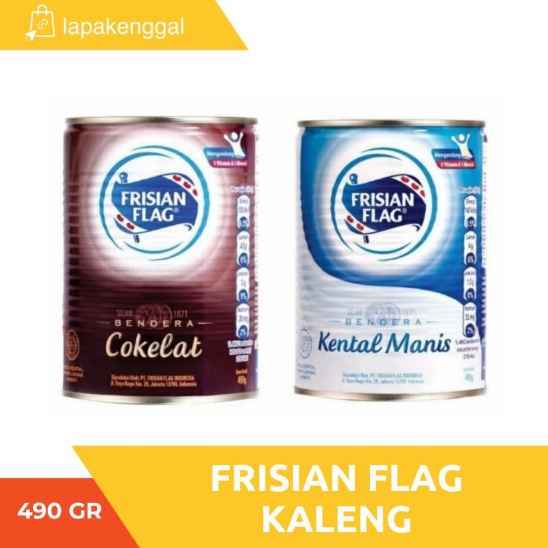 

Susu Kental Bendera Frisian Flag Kaleng 490 gr