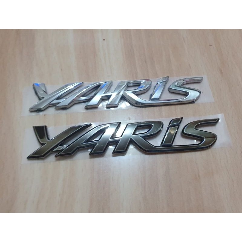EMBLEM TULISAN YARIS ROYOTA YARIS 2018