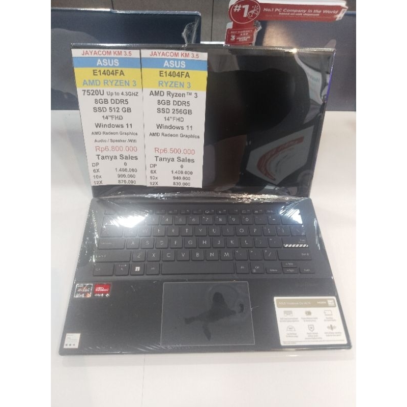 Laptop Asus E1404FAa Amd Ryzen3 7320 Ram 8Gb/256