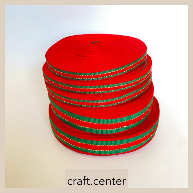 

1Roll(25yard) Pita Merah Hijau Edisi Natal