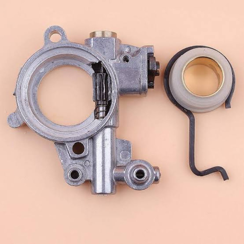 MS382 OIL PUMP+WORM GEAR/POMPA OLI MESIN CHAINSAW