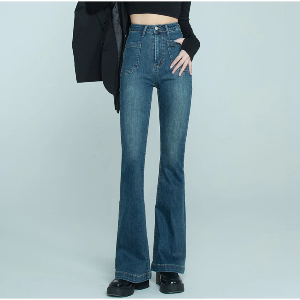 Celana levis wanita kekinian，celana cwek ，celana wanita kekinian korean style celana jeans cewek kek