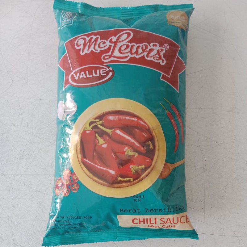 

Mc lewis chili sauce 1kg