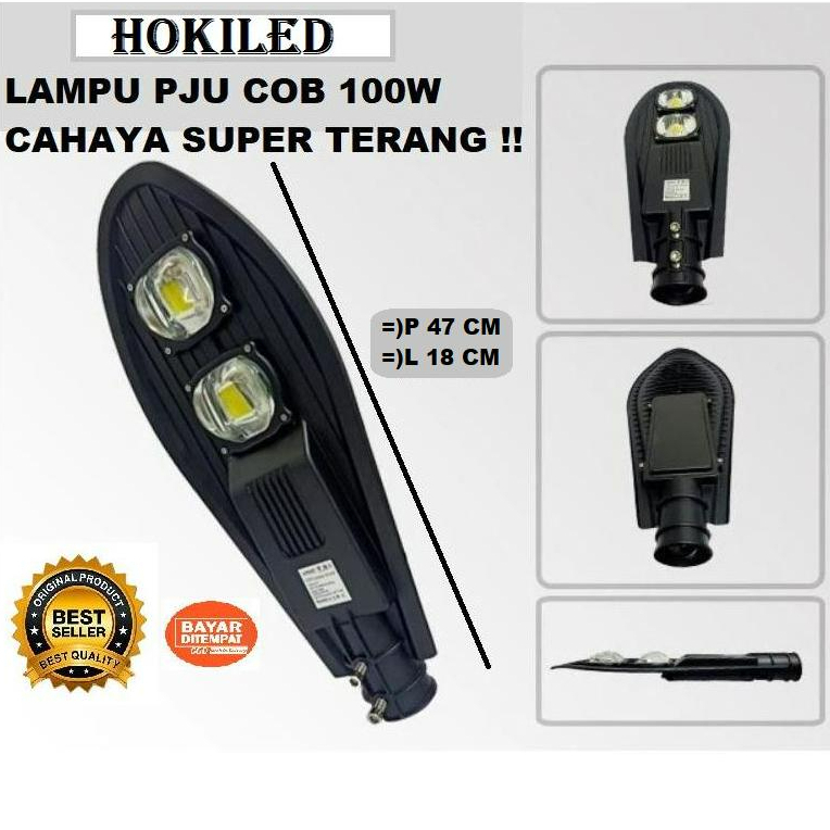 LAMPU JALAN LED 100W 150W COB // PJU LED COB 100W 150W CAHAYA PUTIH SUPER TERANG 