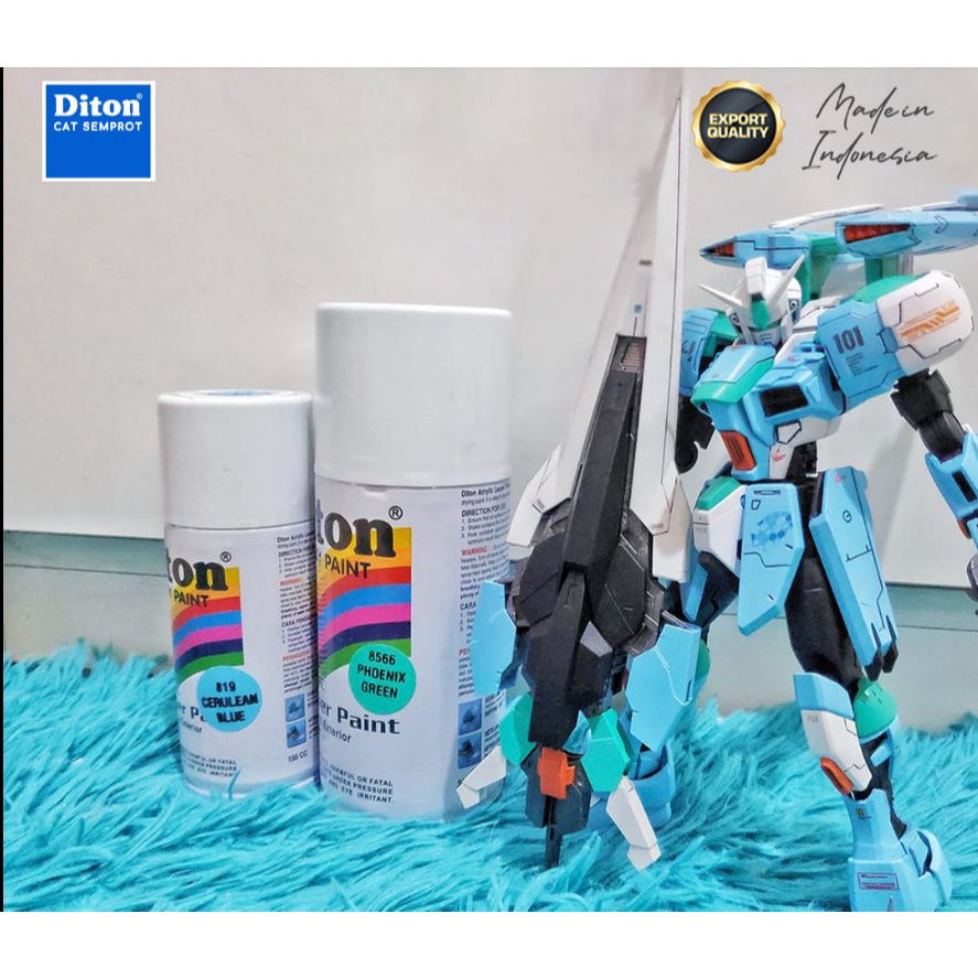 Pilox DITON Cerulean Blue 819 300cc warna Biru Muda Pilox Pylox Pilok Motor Helm Mobil