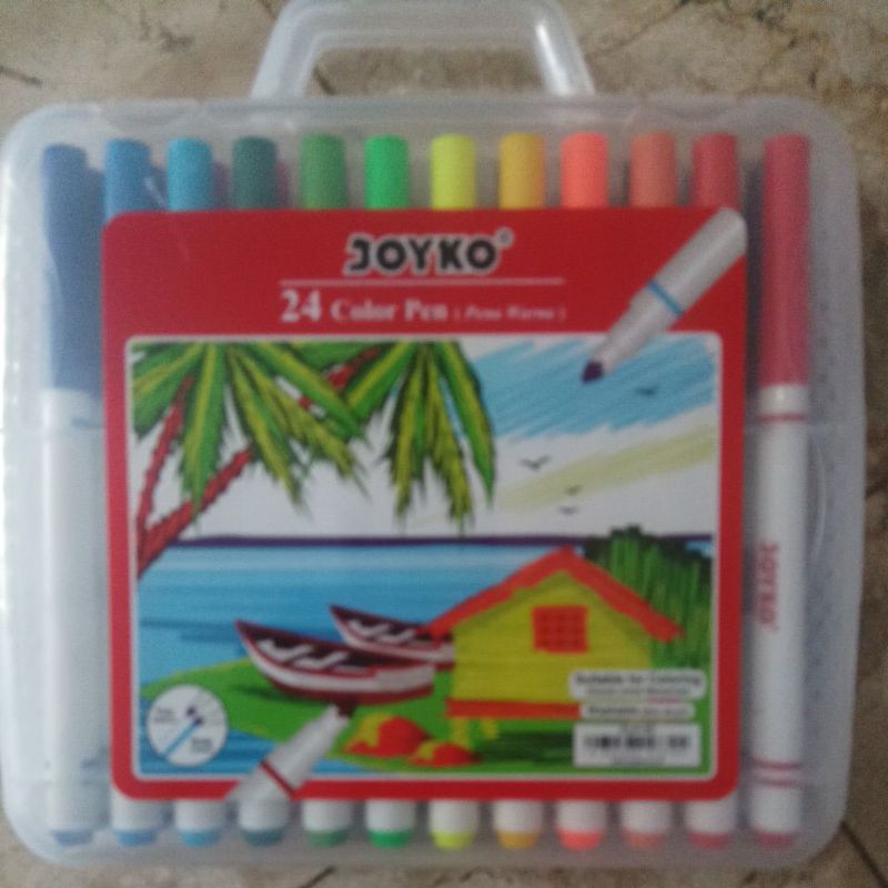 

joyko colour pen 24 warna