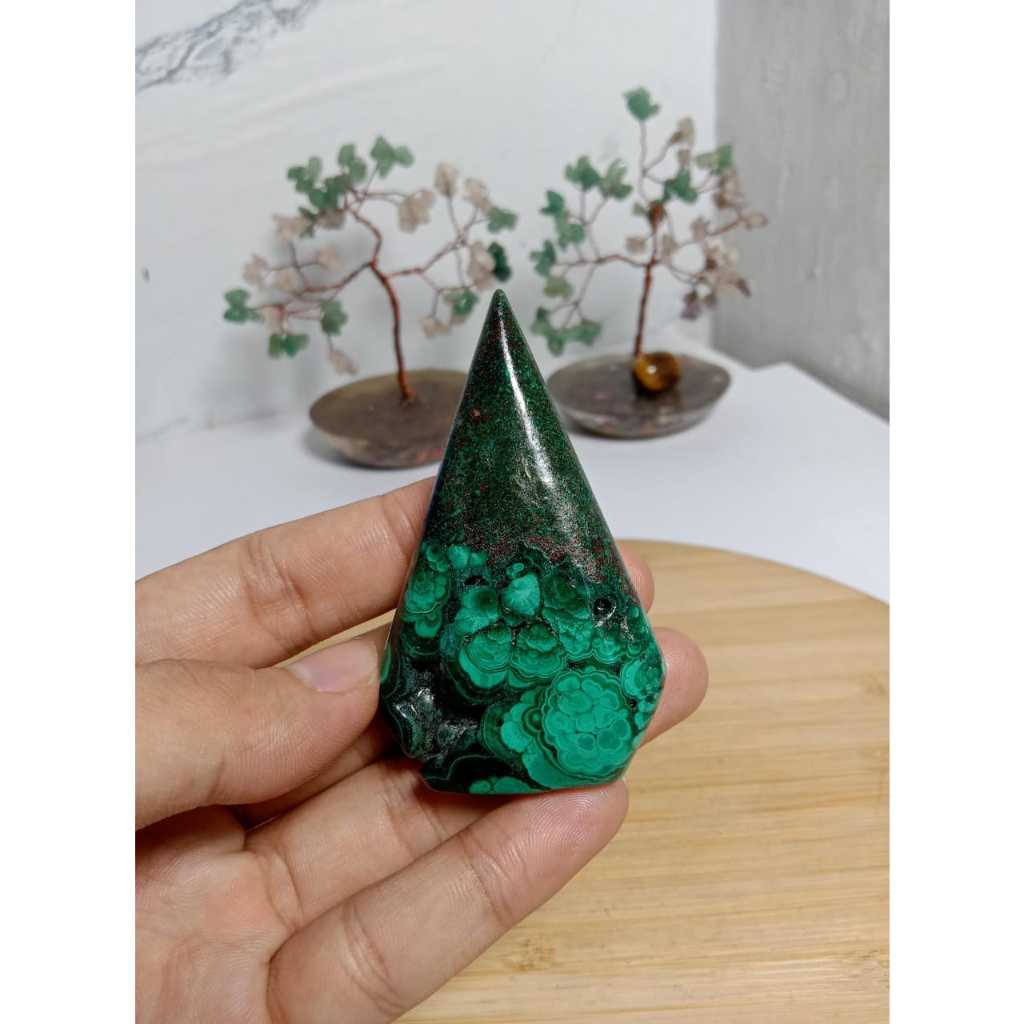 Natural Malachite Ornament (6)