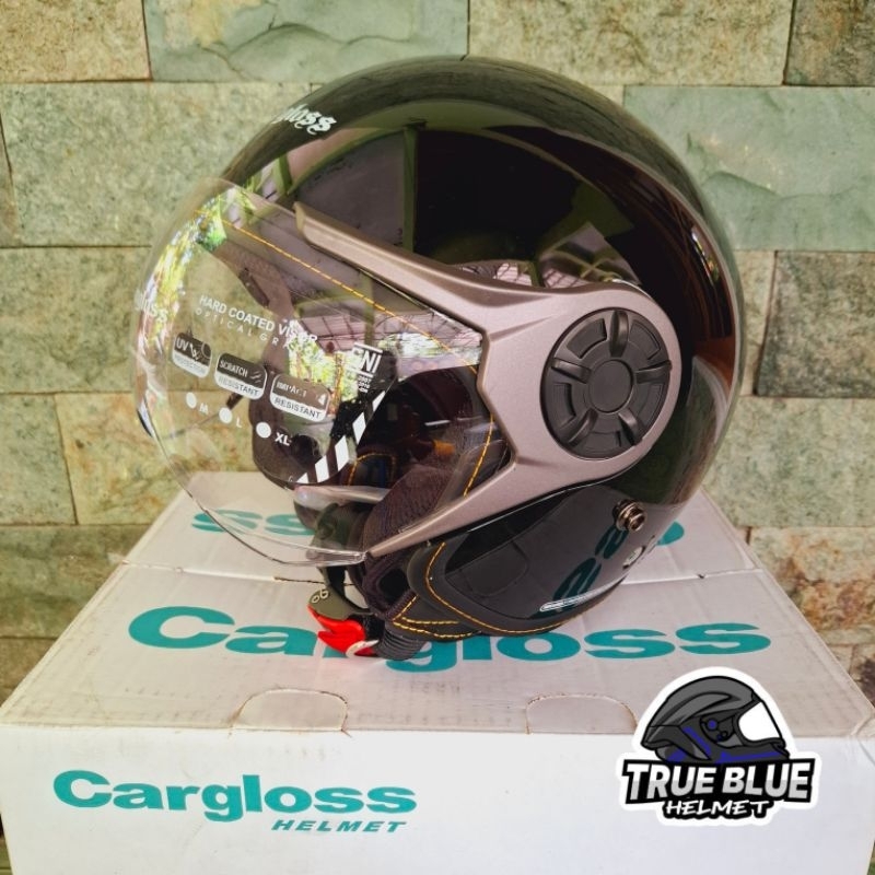 Helm Cargloss YRM Hitam (Non Hijab) Original 100%