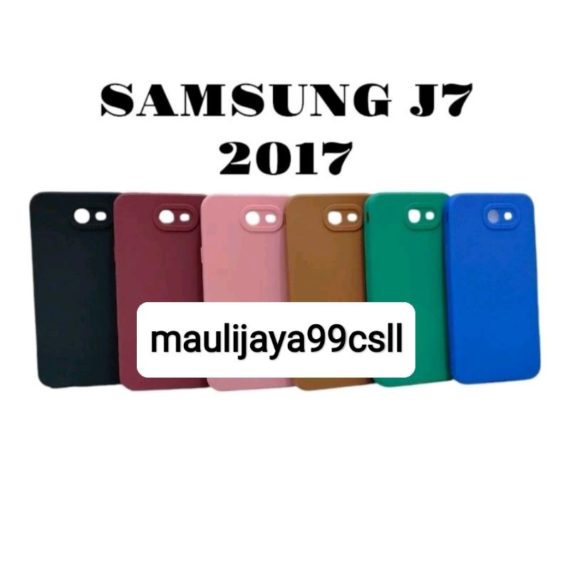 SOFTCASE CASING MACAROON TYPE SAMSUNG J7 2017/PELINDUNG BELAKANG NYA HP DAN CAMERA READY