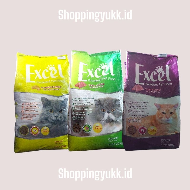 Exel Makanan kucing 20kg