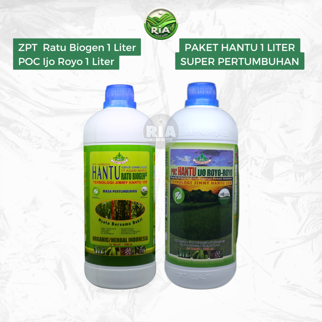 Jimmy Hantu Paket Booster Pertumbuhan ZPT Ratu Biogen POC Ijo Royo-royo 1 liter Hijaukan Tanaman