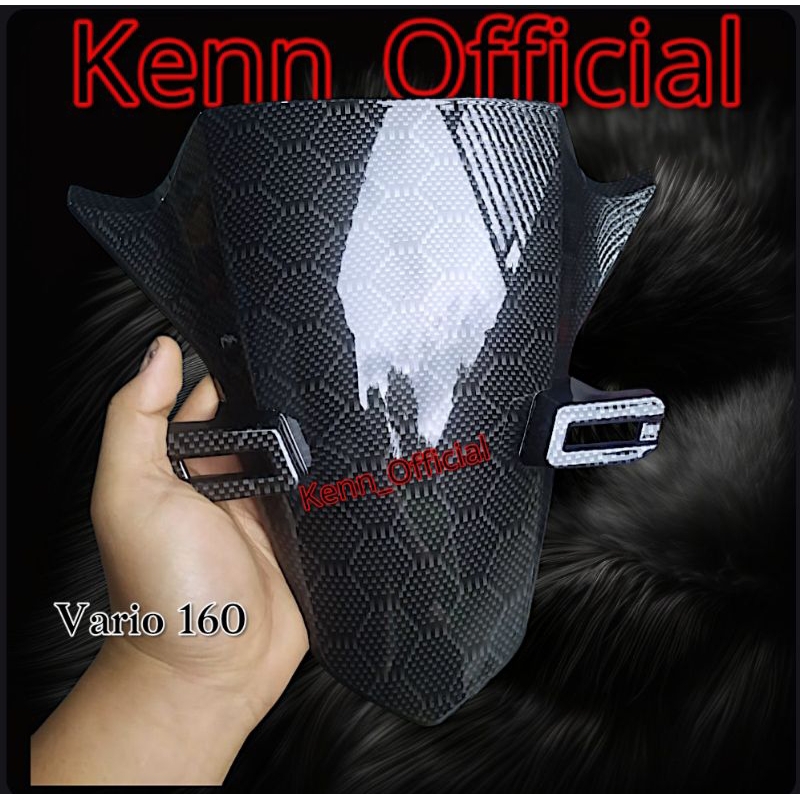 dasi dudukan plat Vario 160 carbon wtp HEXAGONAL