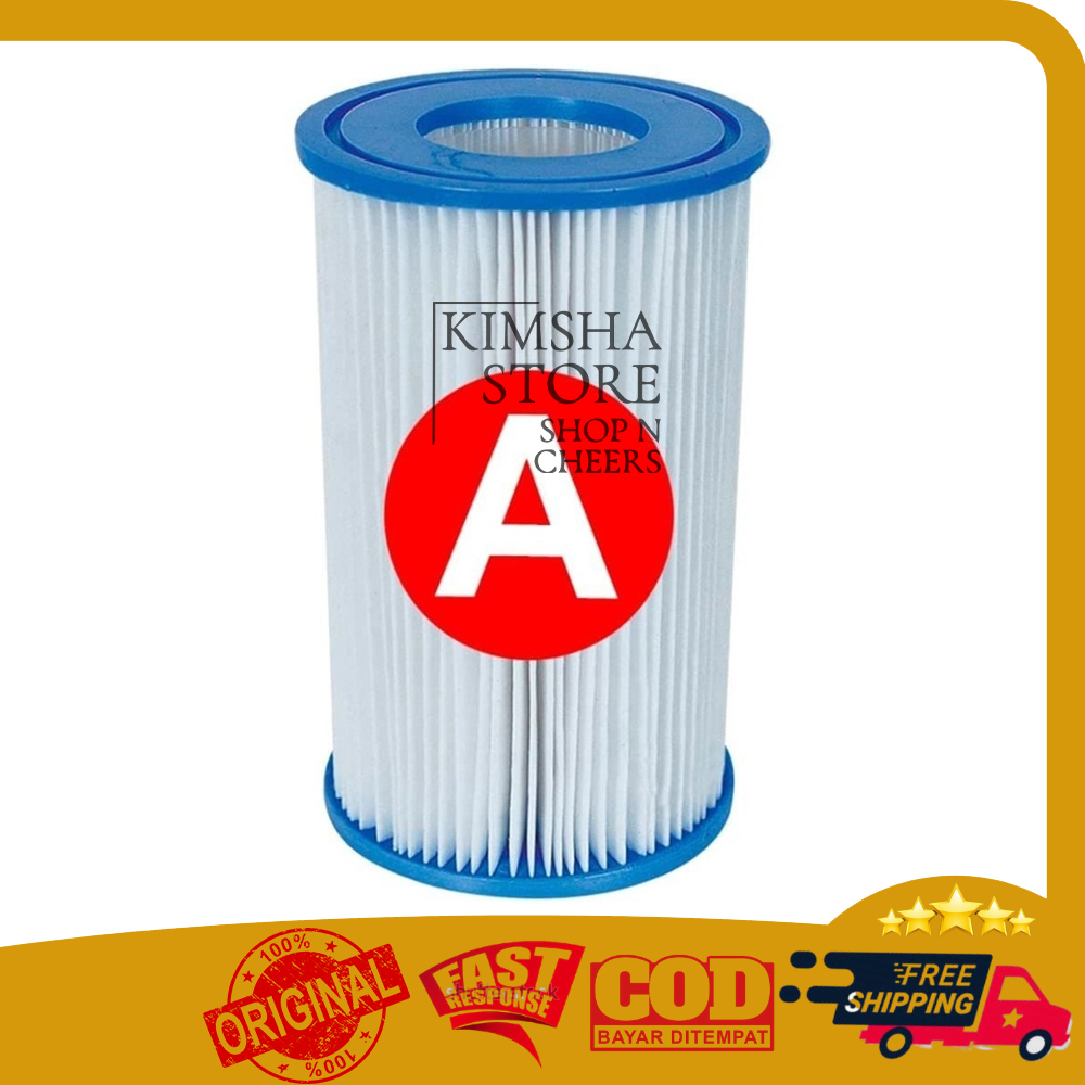 Intex Krystal Clear Filter Pump Pompa Cartridge Filter Kolam Renang