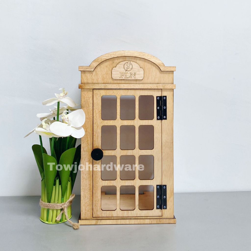 Box Meteran Pascabayar Estetik type Motif Kayu PLN