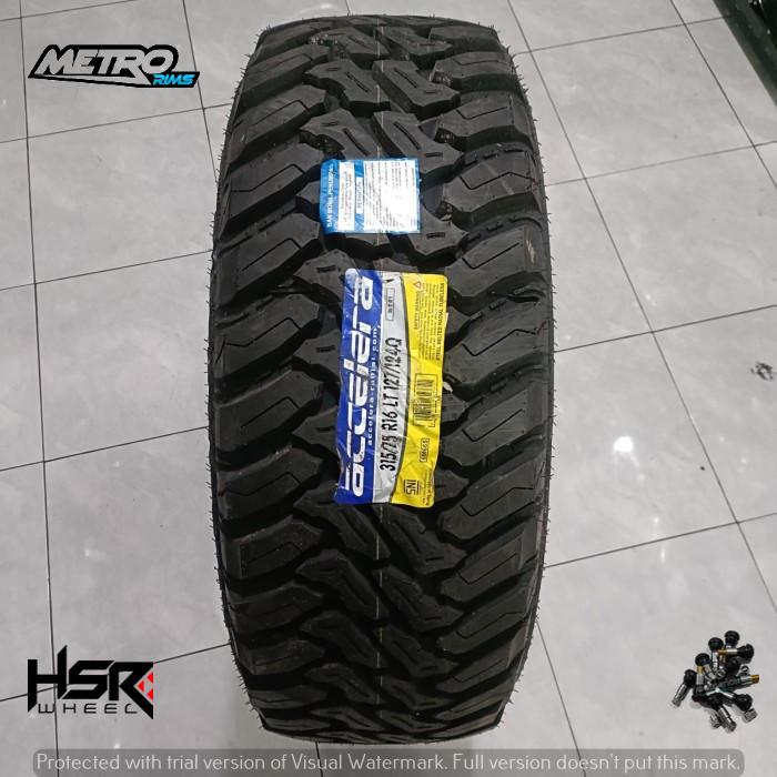 ban mobil offroad/lumpur ring 16 315/75 merk accelera MT01 ukuran 315 75 R16 mobil hardtop, ranger