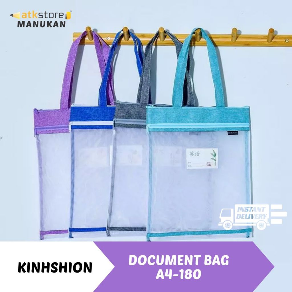 

KINHSHION DOCUMENT BAG A4-180 UK 31 X 36 CM / TAS ZIPEER DOCUMENT BAG