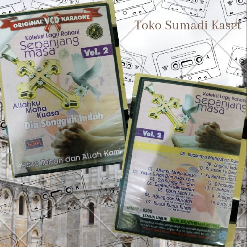 VCD koleksi lagu rohani sepanjang masa vol 2