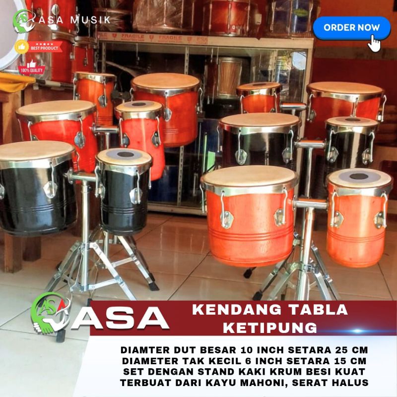 Kendang Tabla Dangdut, Ketipung Koplo, Free Stand