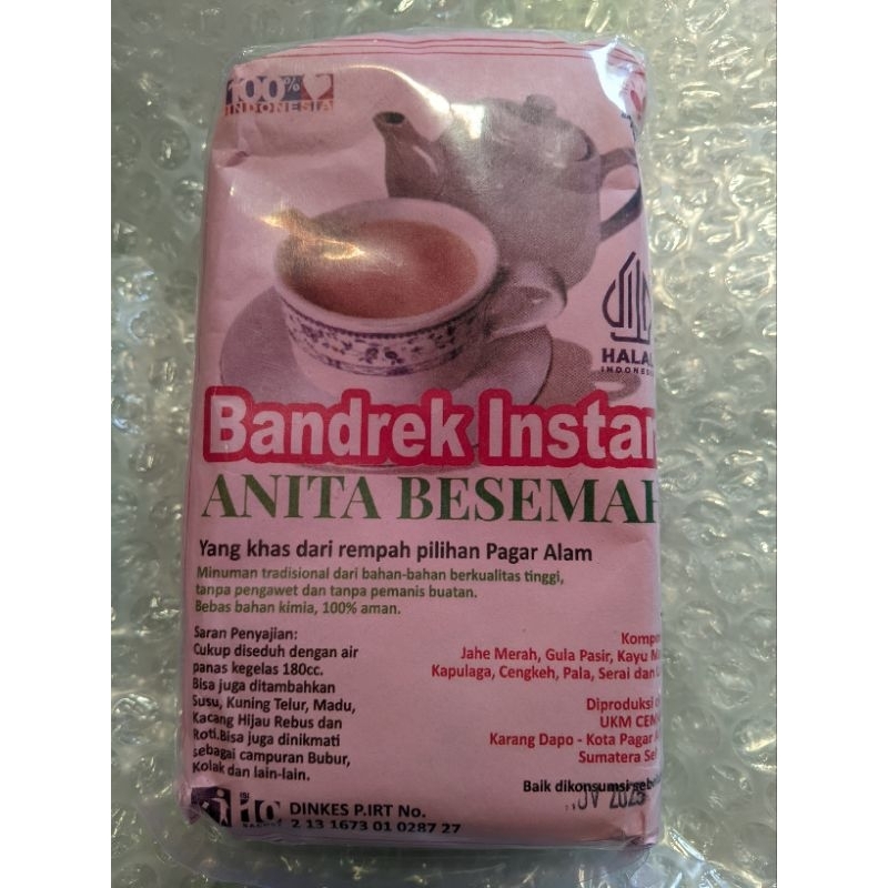 

Bandrek instan Bandrek jahe merah Minuman Bandrek Besemah Pagar alam