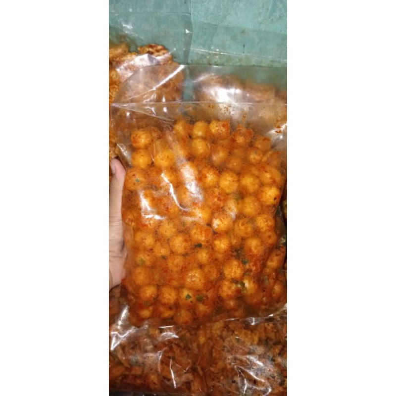 

cimol kering pedas daun jeruk 500g