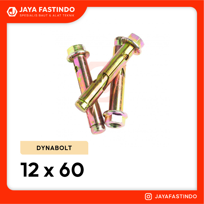DYNABOLT M12x60MM / BAUT TANAM / DINABOLT / BAUT BETON 12x60