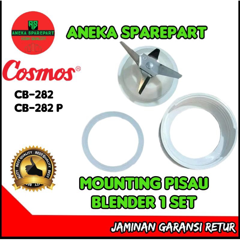 mounting pisau+dudukan+karetnya,blender cosmos CB-282,CB-282P