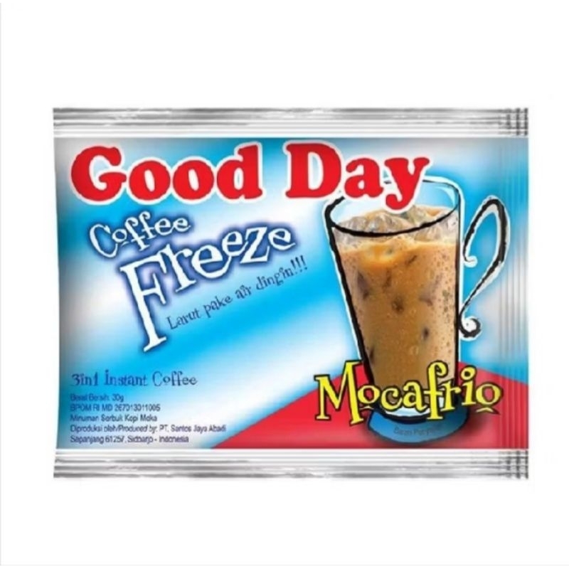 

Good Day Coffee Freeze Mocafrio kemasan 30gr