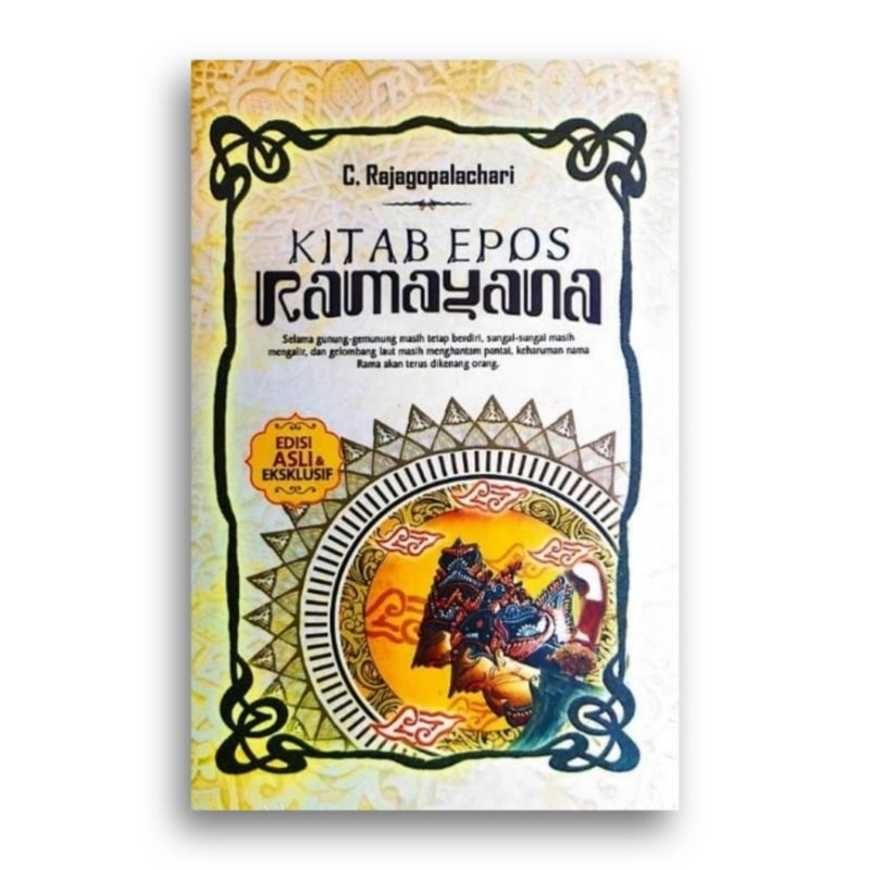 Buku Kitab Epos Ramayana C. Rajagopalachari