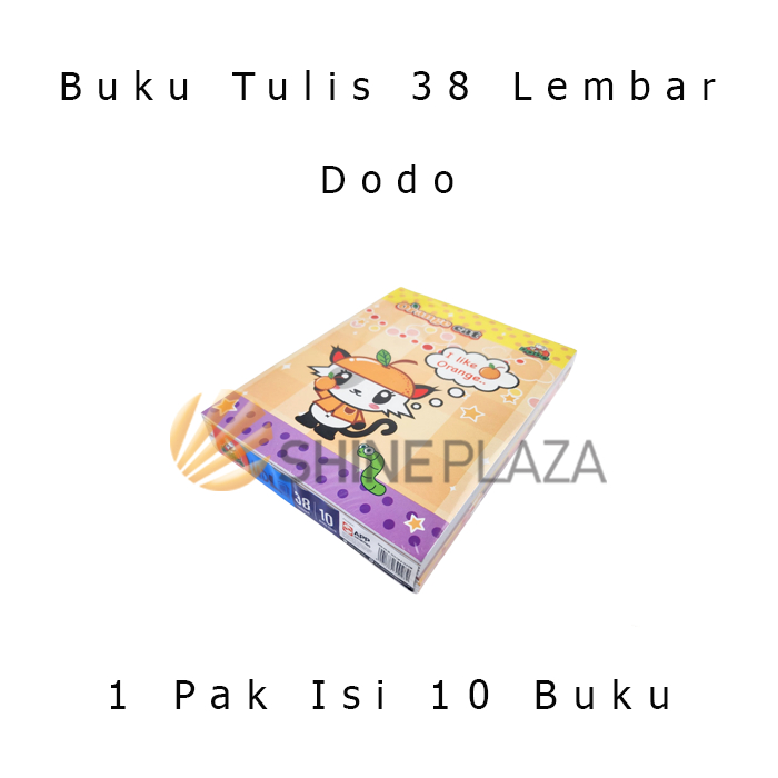 

[PACK] Buku Tulis Dodo 38 Lembar 1 Pak Isi 10 Buku By SIDU Sinar Dunia