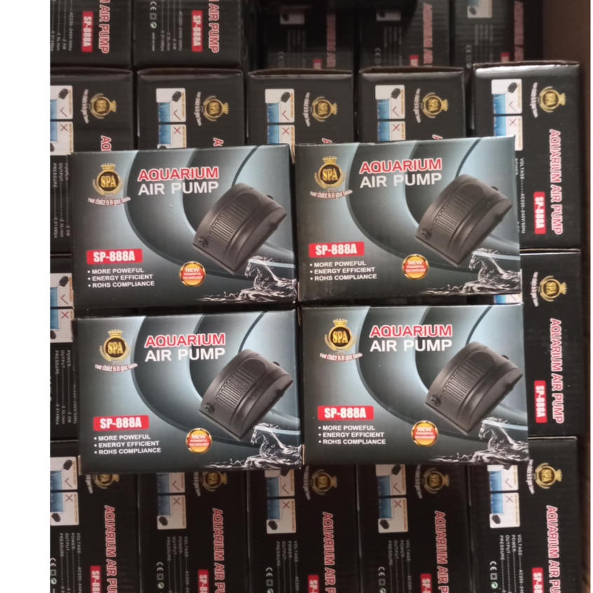 gelembung aerator oksigen aquarium full set 1 lubang spa 888