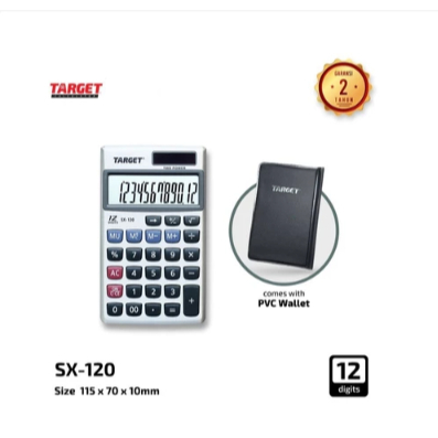 

Kalkulator Target SX-120 Pocket - Kalkulator Target